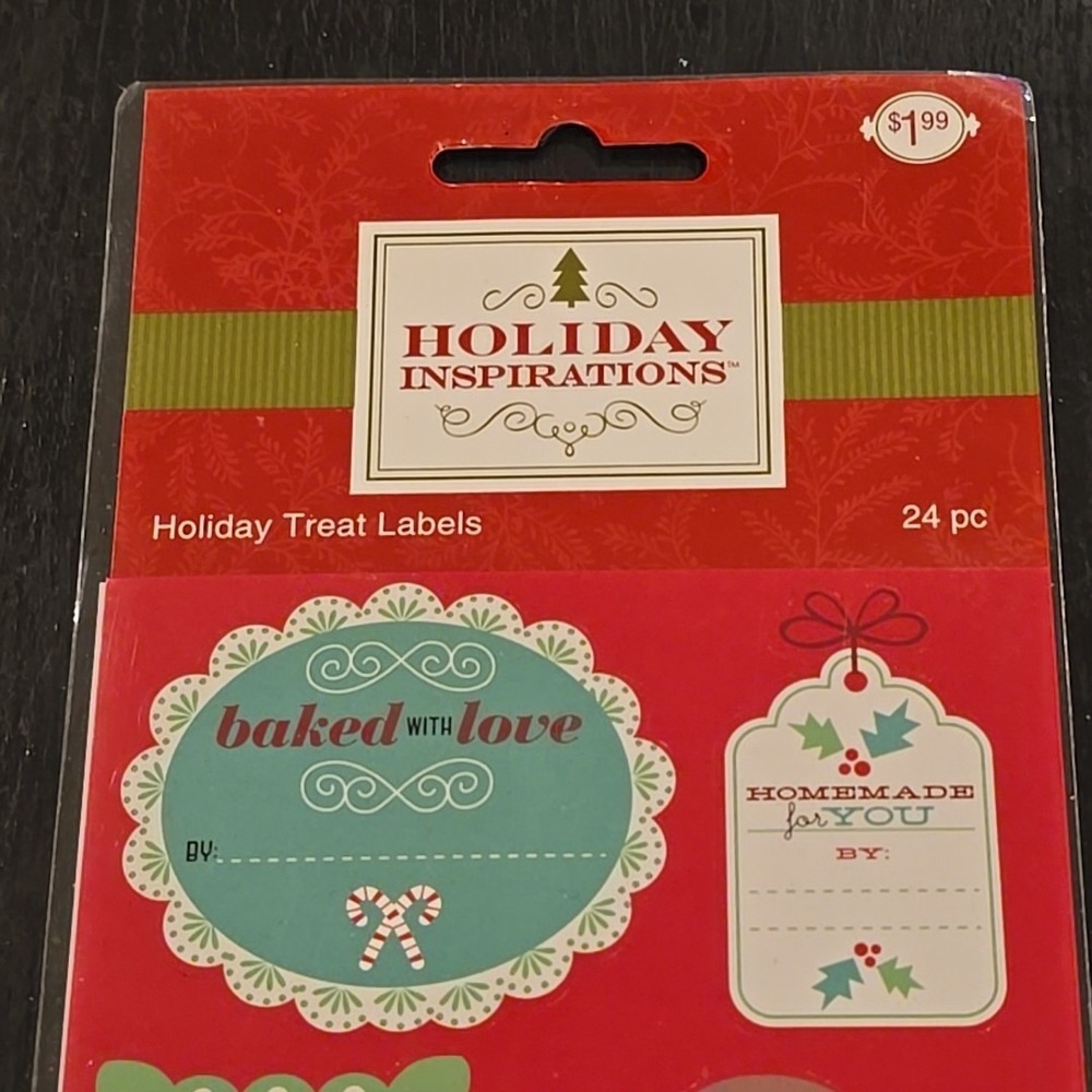 (3) Packs NEW Jo-Ann‎ Stores Holiday Christmas Treat Labels Stickers Baked Goods - Picture 2 of 7